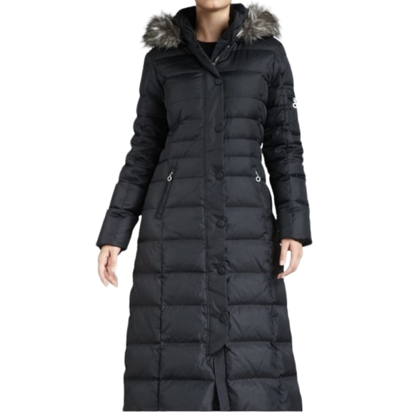Dkny Jackets & Blazers - ⭐️HP⭐️ DKNY Women's Dark Gray Puffer Coat With Detachable Faux Fur Hood, Size MP